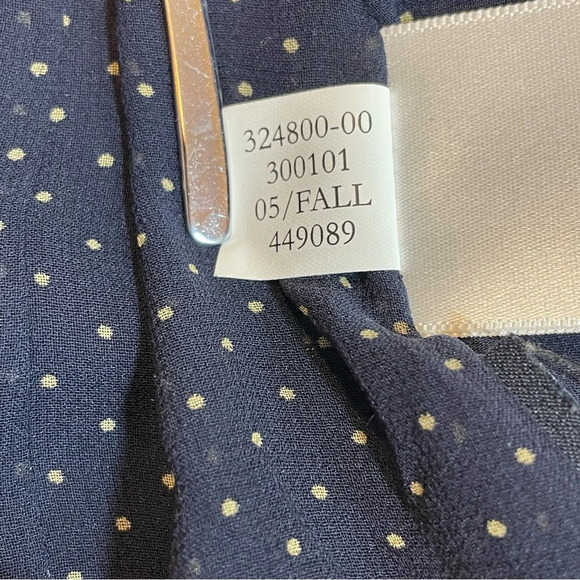 Banana Republic Wool Navy Blazer Silk Lining Velvet Trim Pockets Women’s Size 6 - Picture 15 of 15